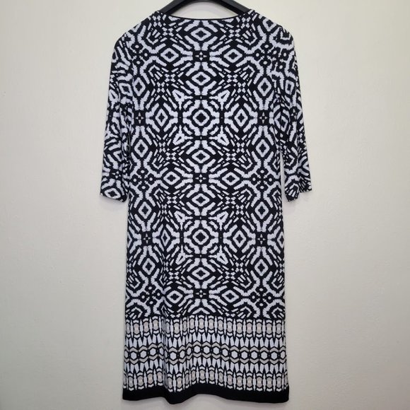 Chico's Printed Shift Dress Size S - Picture 9 of 10